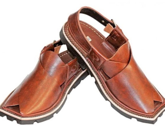 Peshawari Chappal – Tan Classic